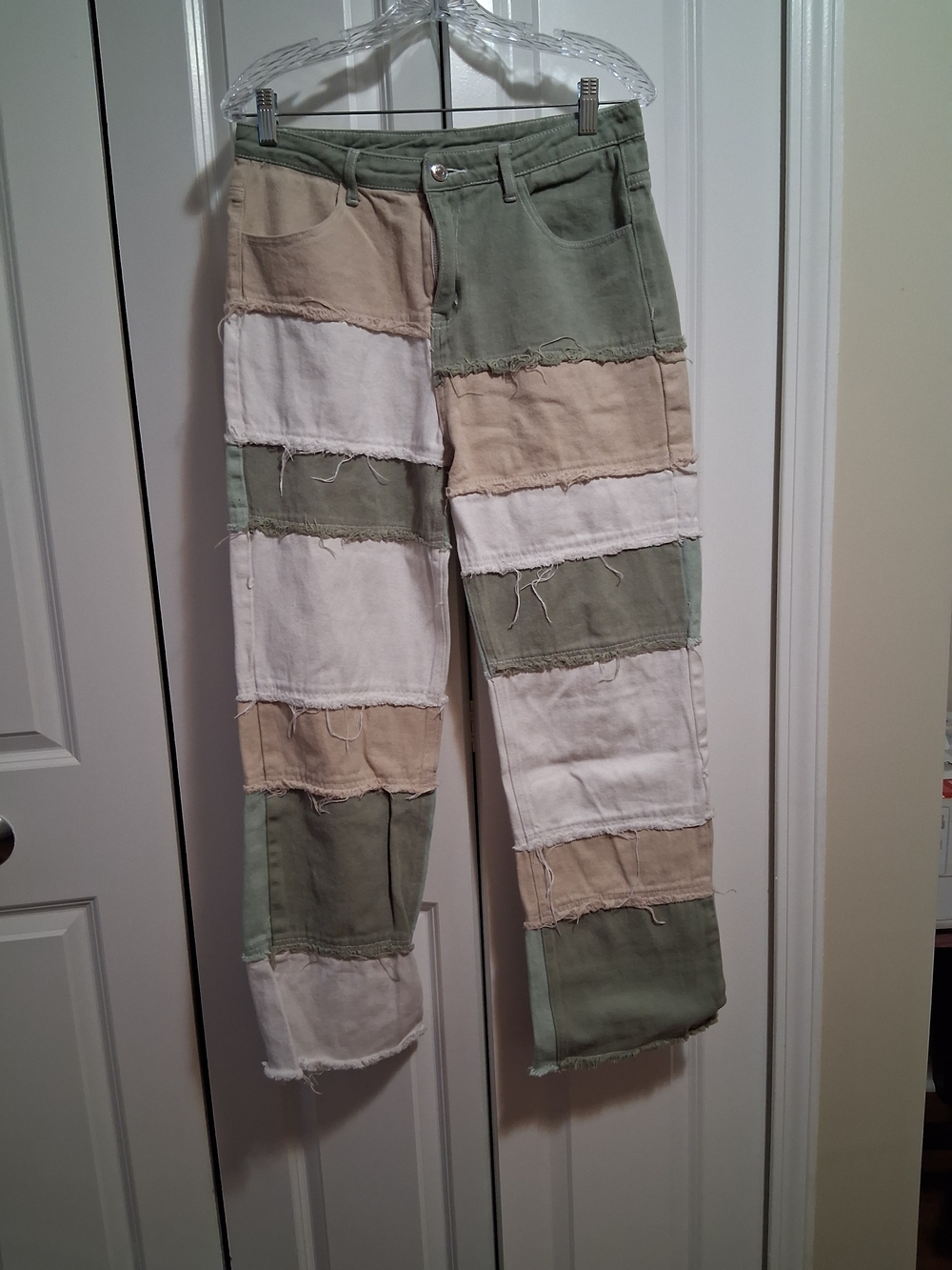SHEIN Patchwork Pants